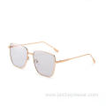 newest italy unisex fashion sunglasses square metal frame sunglasses wholesale sun glasses